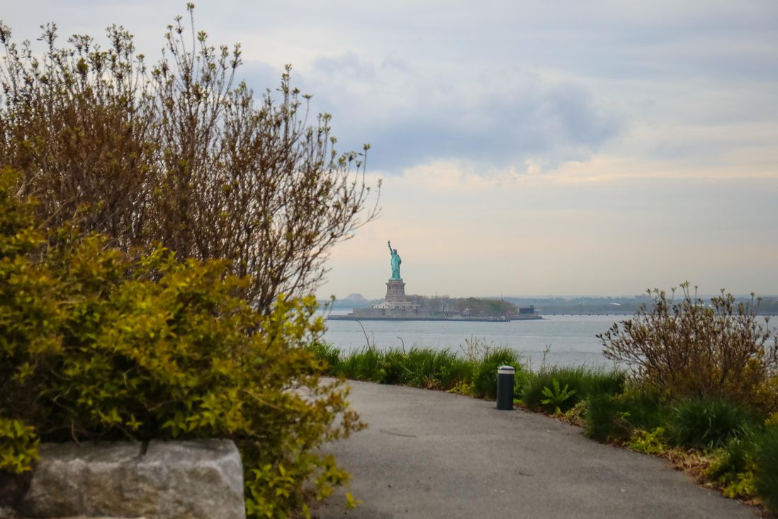 Photos from around Governors Island in April 2021